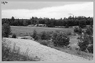 Post war photo of the area where the Belzec camp once stood